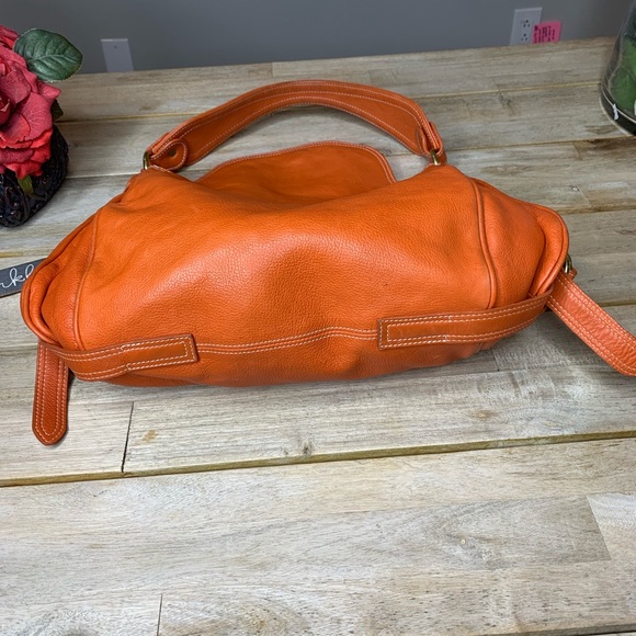 🌸Christopher Kon Orange leather hobo bag - Picture 8 of 11